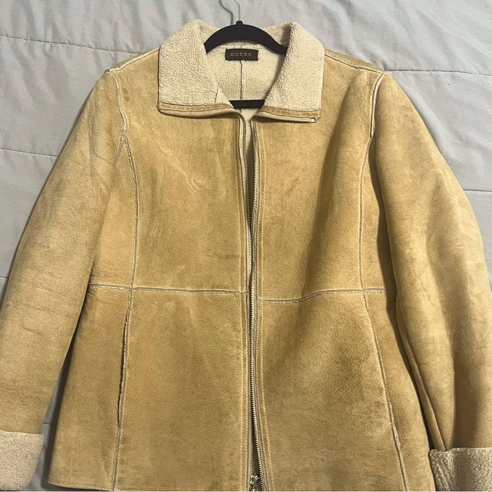 Guess Women Faux-Leather Coat